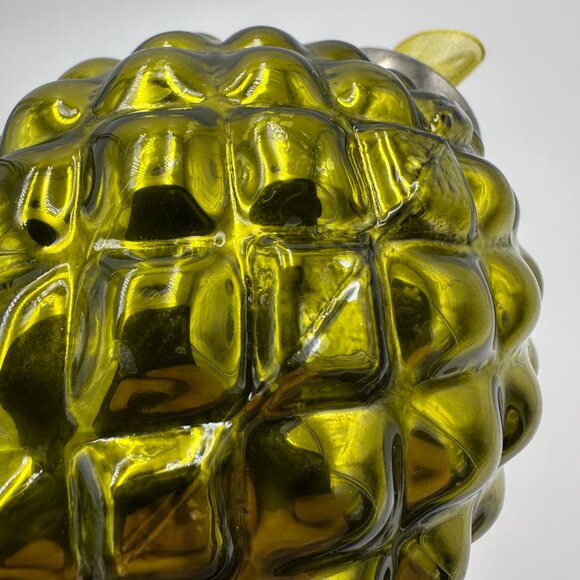 6" Kugel Style Green Pinecone Mercury Glass Christmas Ornament - Picture 12 of 13